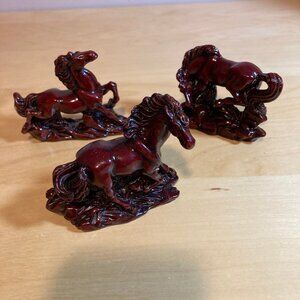 Set of 3 2026 Year of the Horse Feng Shui Lucky Success, Strength, Loyalty